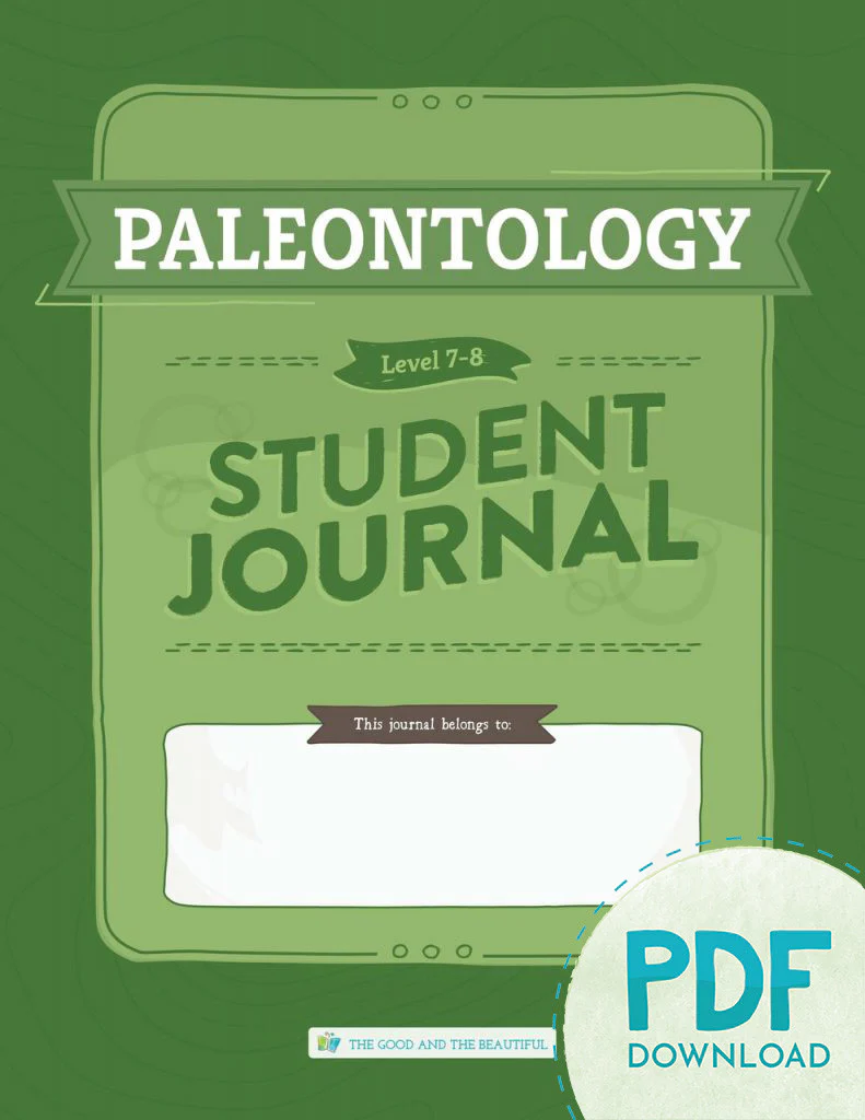 Paleontology: Student Journal Grades 7-8 (PDF)