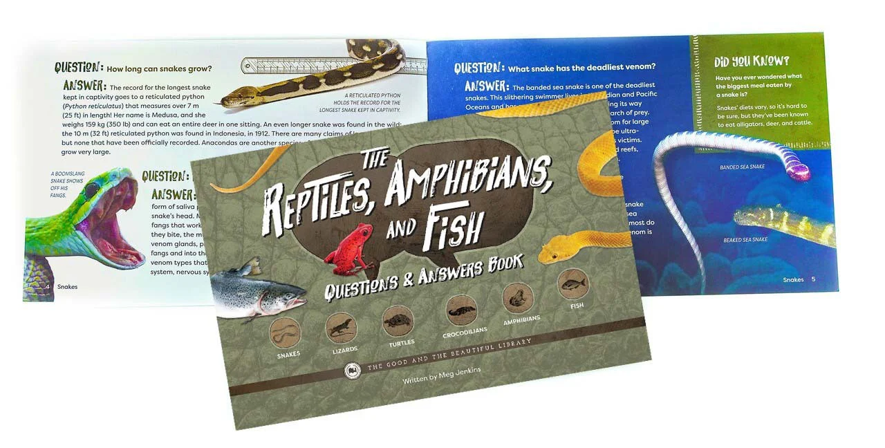 Reptiles, Amphibians, and Fish: Course Book: One Per Family - Image 13